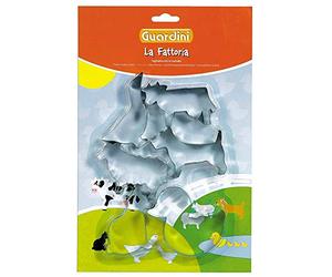 Guardini Lot de 6 emporte-pièces en Forme d'animaux de la Ferme