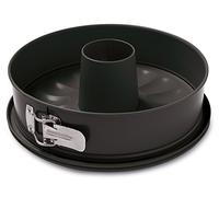 Guardini, Moule à charnière à 2 fonds Ø 28 cm, Fond anti-goutte, Acier avec revêtement antiadhésif, Noir, Fabriqué en Italie, Ligne Gardenia
