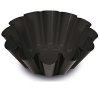 Guardini, Moule à pudding Ø 22 cm, Acier avec revêtement antiadhésif, Noir, Fabriqué en Italie, Ligne Gardenia, Noire