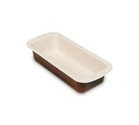 Guardini, Moule Plumcake 25x11 cm, Acier avec revêtement antiadhésif, Crème et Chocolat, Fabriqué en Italie, Ligne Chocoforme
