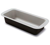 Guardini, Moule Plumcake 25x11 cm, Acier avec revêtement antiadhésif, Noir et Argent, Fabriqué en Italie, Ligne Silver Elegance