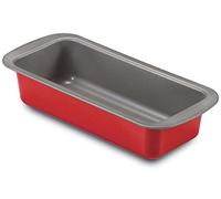 Guardini, Moule Plumcake 25x11 cm, Acier avec revêtement antiadhésif, Rouge et Gris, Fabriqué en Italie, ligne Rossana