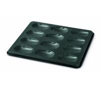 Guardini Plaque à madeleines Noir 12 moules
