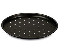 Guardini, Plaque à pizza surgelée Ø 32 cm, Acier avec revêtement antiadhésif, Noir, Fabriqué en Italie, Ligne Pizza&Mania