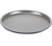 Guardini, Plat à pizza Ø 32 cm, Acier produit avec des émissions de CO2 réduites avec un nouveau revêtement sans PFAS, Gris/Bleu, Fabriqué en Italie, ligne XBake