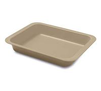 Guardini, Poêle à lasagnes 24x32 cm, Acier avec revêtement antiadhésif, Champagne et Bronze, Fabriqué en Italie, Ligne Gold Elegance