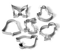 Guardini RICORRENZE Découpe-pâtes à theme Pâques 7x5 cm Bande étamé Argent 7x5 cm