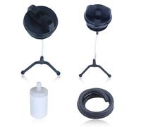 Gubeter Bouchon D'essence et Bouchon D'huile pour Husqvarna 36 41 51 55 142 142e 254 257 262XP Tronconneuse Pieces Detachees avec Filtre a Essence Tuyau D'essence 501765602 53007126
