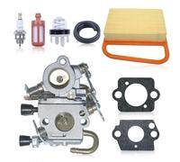 Gubeter Carburateur avec Filtre à air pour Stihl TS410 TS420 TS410A TS420A TS440A Scie à Béton Tronconneuse Pieces Detachees avec Remplacer C1Q-S118 42381200600 42381401800