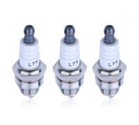 Gubeter Kit de Bougie d'Allumage L7T, pour Husqvarna 50 51 55 61 268 272 Xp 345 350 351 353 Tronçonneuse et Tondeuse à Gazon Bougie Universelle (3pcs)