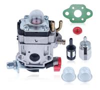 Gubeter Kit de Carburateur pour Kawasaki TH23 TH26 TH34 26cc-33cc Moteur | Carburateur de Remplacement avec Entretoise Pompe D'amorçage Filtre Essence pour Tondeuses Débroussailleuses Souffleurs