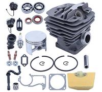 Gubeter Kit de Filtre à air de Joint d'huile de Piston de Cylindre de 48 mm, pour tronçonneuse Stihl 036 Ms360 Ms 360, 11250201206, 1125 020 1206, 11250201215, 1125 020 1215, 11250201213