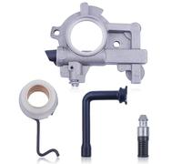 Gubeter Kit de Graisseur de Pompe à Huile, pour Stihl 065 MS650 066 MS660 Tronçonneuse Pieces Detachees, Conduite d'huile et Filtres à Huile, Remplacement 1122 640 3205,1122 640 7105