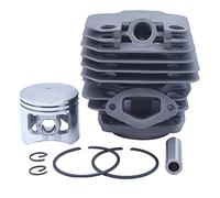 Gubeter Kit de Piston de Cylindre 43 mm, pour tronçonneuses Chinoises 4500 45 CC, Timbertech, Silverline, Taurus Zenoah Komatsu et de Nombreux Autres modèles, /