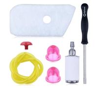 Gubeter Kit de réparation de Ligne de Filtre à air, pour Husqvarna 128C 128L 128R 128Ld 128Rj 128Ldx, 530150253, 530095646