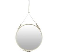 Gubi Adnet Miroir Ø58 Cuir Crème