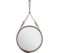 GUBI Adnet Miroir Mural Circulaire Ø45 cm Cuir Tanné