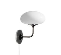 GUBI Applique murale Stemlite Black chrome verre opale