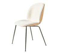 Gubi - Chaise rembourrée Bois naturel