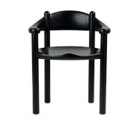 GUBI Chaise à accoudoirs Daumiller Brown-black pine