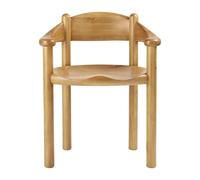 GUBI Chaise à accoudoirs Daumiller Pin doré