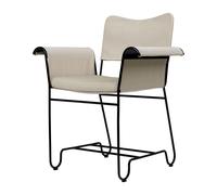 Chaise avec accoudoirs de jardin structure noir Tropique WxHxD 71x86x58cm/seat cushion H5cm