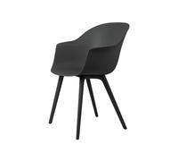GUBI Chaise Bat Plastic black
