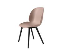 GUBI Chaise Beetle Plastic sweet pink. pieds noirs