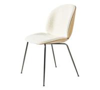 Gubi - Chaise rembourrée Bois naturel