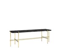 GUBI Desserte TS Console 1 marbre noir. structure en laiton