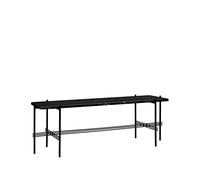 GUBI Desserte TS Console 1 marbre noir. structure noire