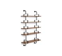GUBI Étagère murale Demon 5 niveaux walnut. 95 cm