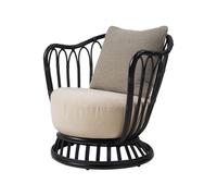 Gubi - Fauteuil rembourré Noir