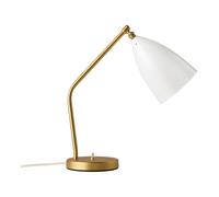 GUBI Grossman Collection Gräshoppa Lampe à Poser Laiton/Blanc Albâtre Poli