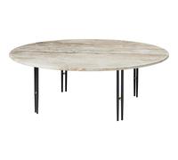 GUBI IOI Table Basse Ø100 Noir/ Beige