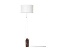 GUBI Lampadaire Gravity Maroon marble-white