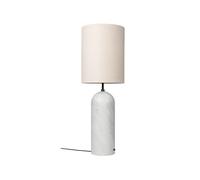 GUBI Lampadaire Gravity XL marbre blanc/toile. high