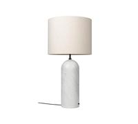 GUBI Lampadaire Gravity XL marbre blanc/toile. low