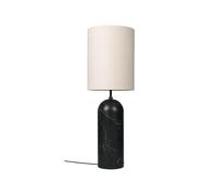 GUBI Lampadaire Gravity XL marbre noir/toile. high