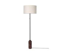 GUBI Lampadaire Gravity Maroon marble-canvas