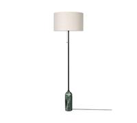 GUBI Lampadaire Gravity Emerald marble-canvas