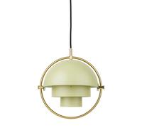 GUBI Lampe à suspension Multi-Lite small Brass-desert sage