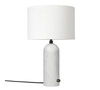 GUBI Lampe de table Grablancy S Marbre blanc-blanc