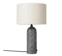 GUBI Lampe de table Grablancy S Marbre gris-toile