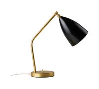 GUBI Lampe de table Gräshoppa brillante Noir-laiton