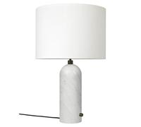GUBI Lampe de table Gravity L Marbre blanc-blanc