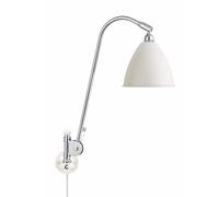 GUBI Lampe murale Bestlite BL6 blanc mat-chrome