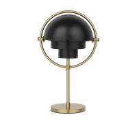 GUBI Lampe portable Multi-Lite Black semi matt-brass