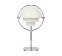 GUBI Lampe portable Multi-Lite White semi matt-chrome