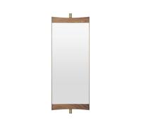 GUBI Miroir Vanity 1 Noyer-laiton